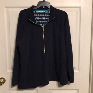 Crown & Ivy pullover long sleeve sweatshirt.  EUC